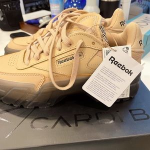 Cardi B Reebok limited edition collection brown shoes
